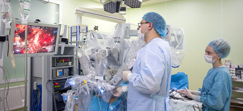 В России выполнили первую ретроперитонеоскопическую резекцию почки с УЗ-контролем на роботе