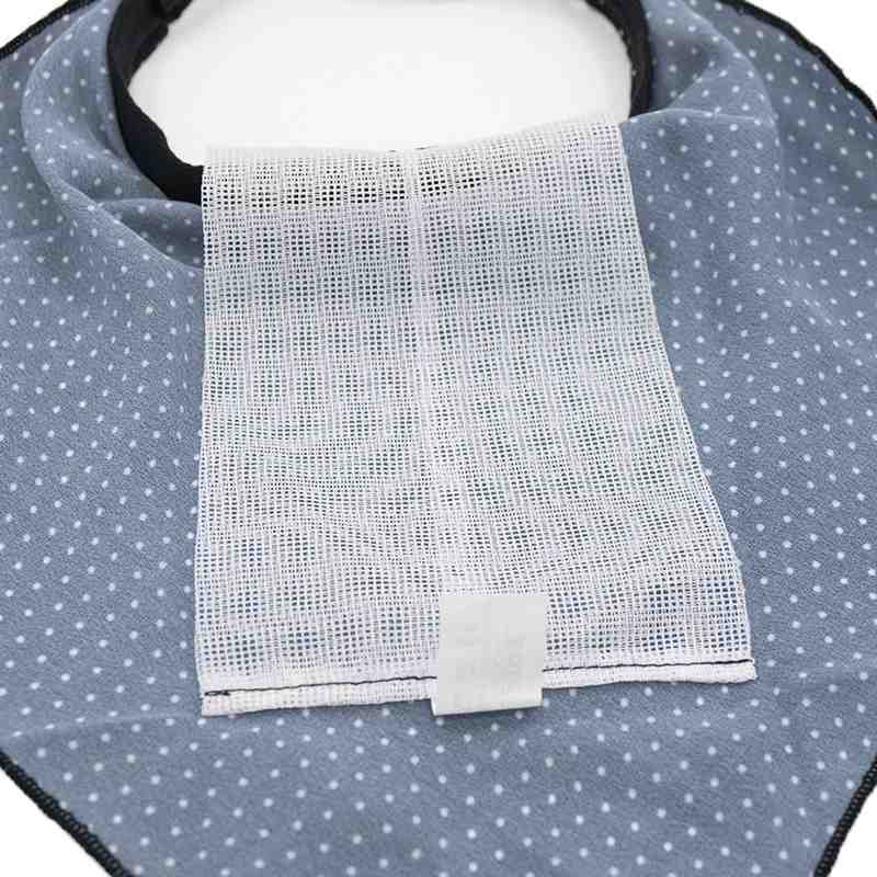 1410A9TG Платок для трахеостомы Freevent, черно-белый в крапинку