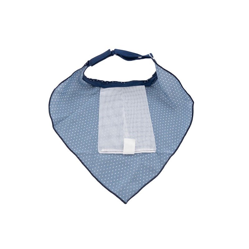 1410A1TG Платок для трахеостомы Freevent TG, синий с белыми точками