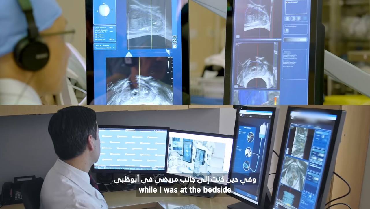 The world's first remote transatlantic robotic procedure Focal One!