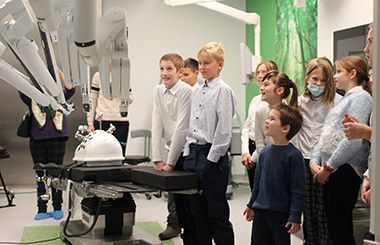 Экскурсия для школьников в обучающем центре "М.П.А. медицинские партнеры"