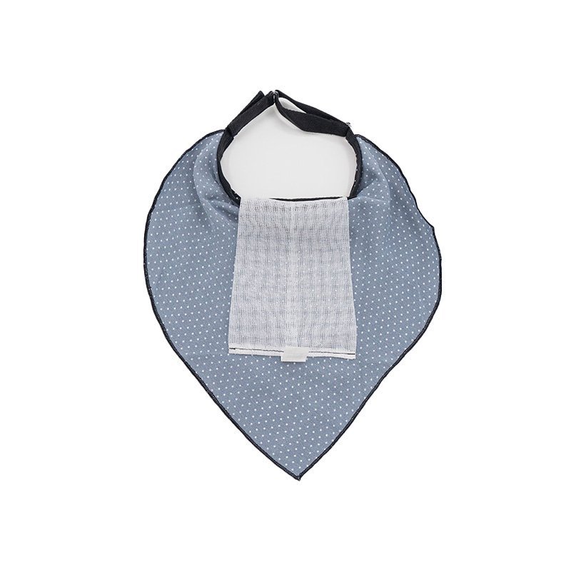 1410A9TG Платок для трахеостомы Freevent, черно-белый в крапинку