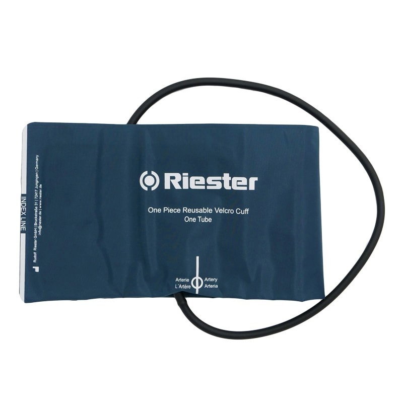 1370-152 Тонометр e-mega одношланговый белый с увеличенной манжетой